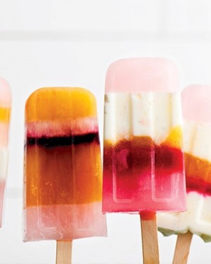 Waterijsjes met super mooie kleuren, wat een feestje.